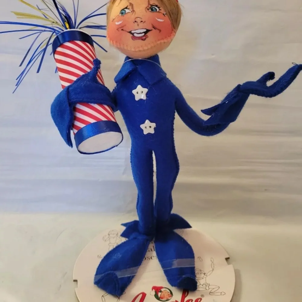 Annalee | Holiday | 222 Annalee 2 Firecracker Elf Patriotic July 4th ...